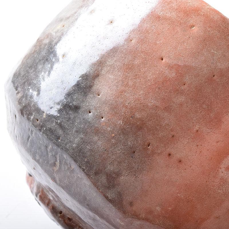 茶道具　楽吉佐衛門　赤楽茶碗　共箱　V　R8773