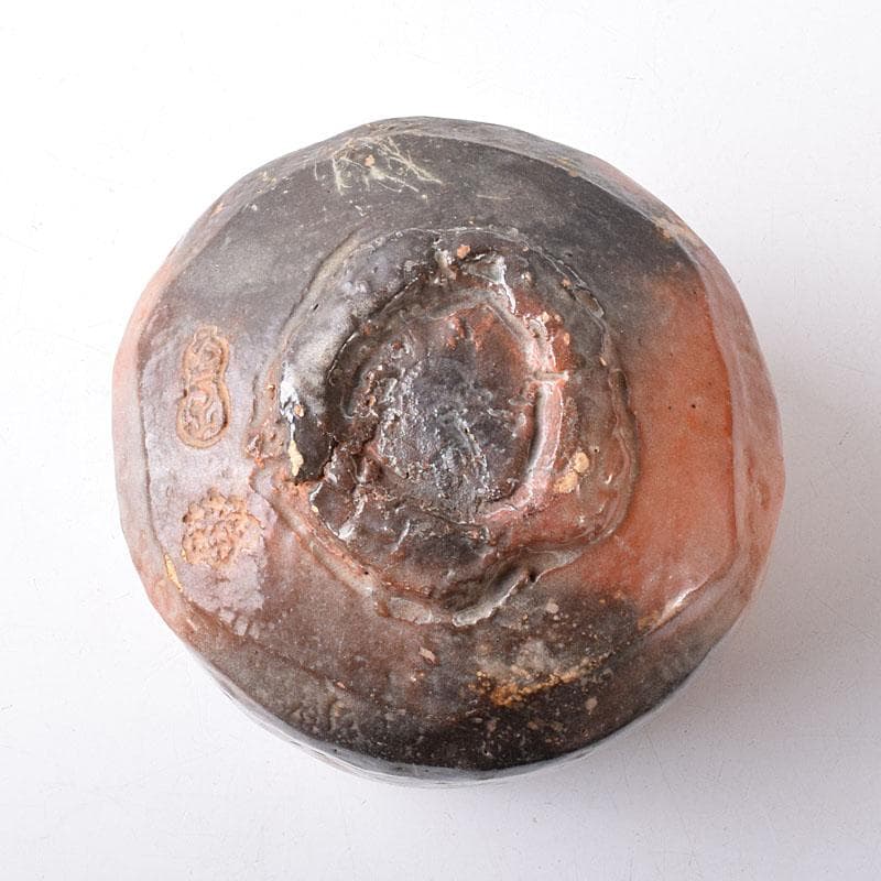 茶道具　楽吉佐衛門　赤楽茶碗　共箱　V　R8773