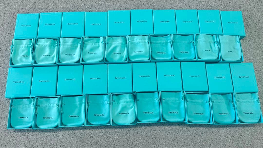 現行品Tiffanyティファニー　空箱巾着　40セット