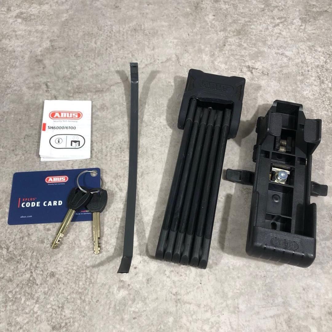 極美品 ABUS アブス BORDO 6000K XPlus ブレードロック