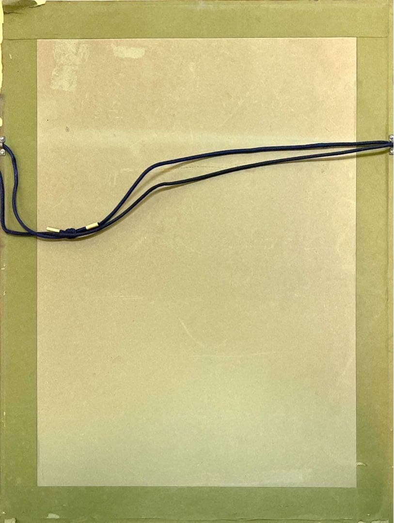 【南桂子】みみづく カラーエッチング 限定100部 サイン入 額装済 版画作品