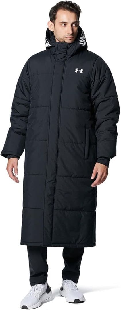 【Hiroto】アンダーアーマー ウーブン UAロゴ ロングベンチコート