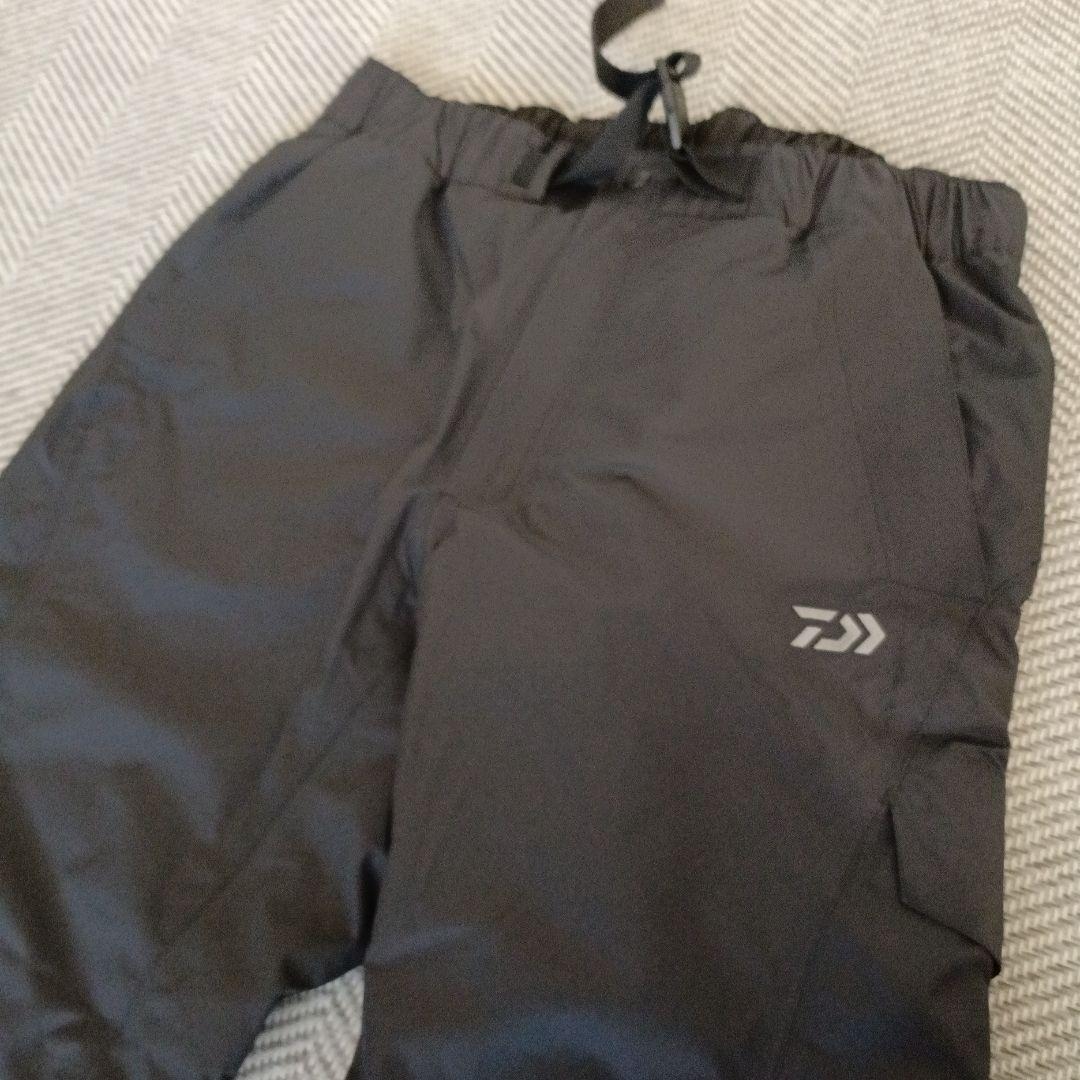 値下レインマックスDW-3224 ブラックアングラーズウィンタースーツXLパンツ