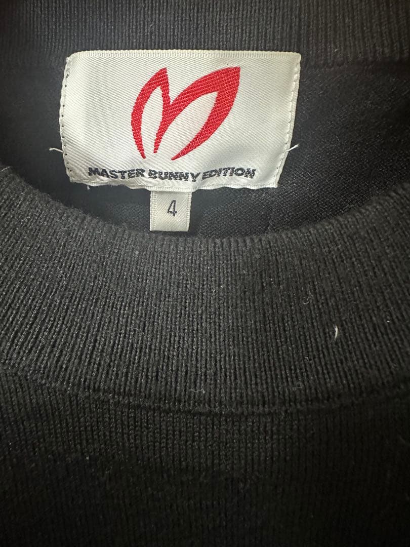 MASTER BUNNY EDITION ブラックセーター サイズ4