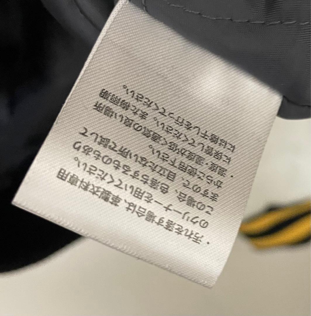 美品 阪神タイガース/ミズノプロ 袖レザーxウール　スタジャン　size L