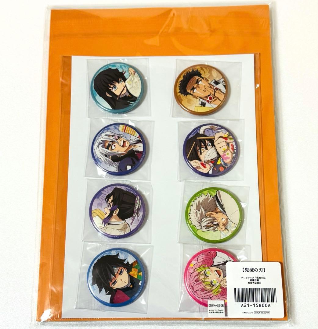 鬼滅の刃 柱稽古編 関係者記念本 缶バッジセット付き ufotable