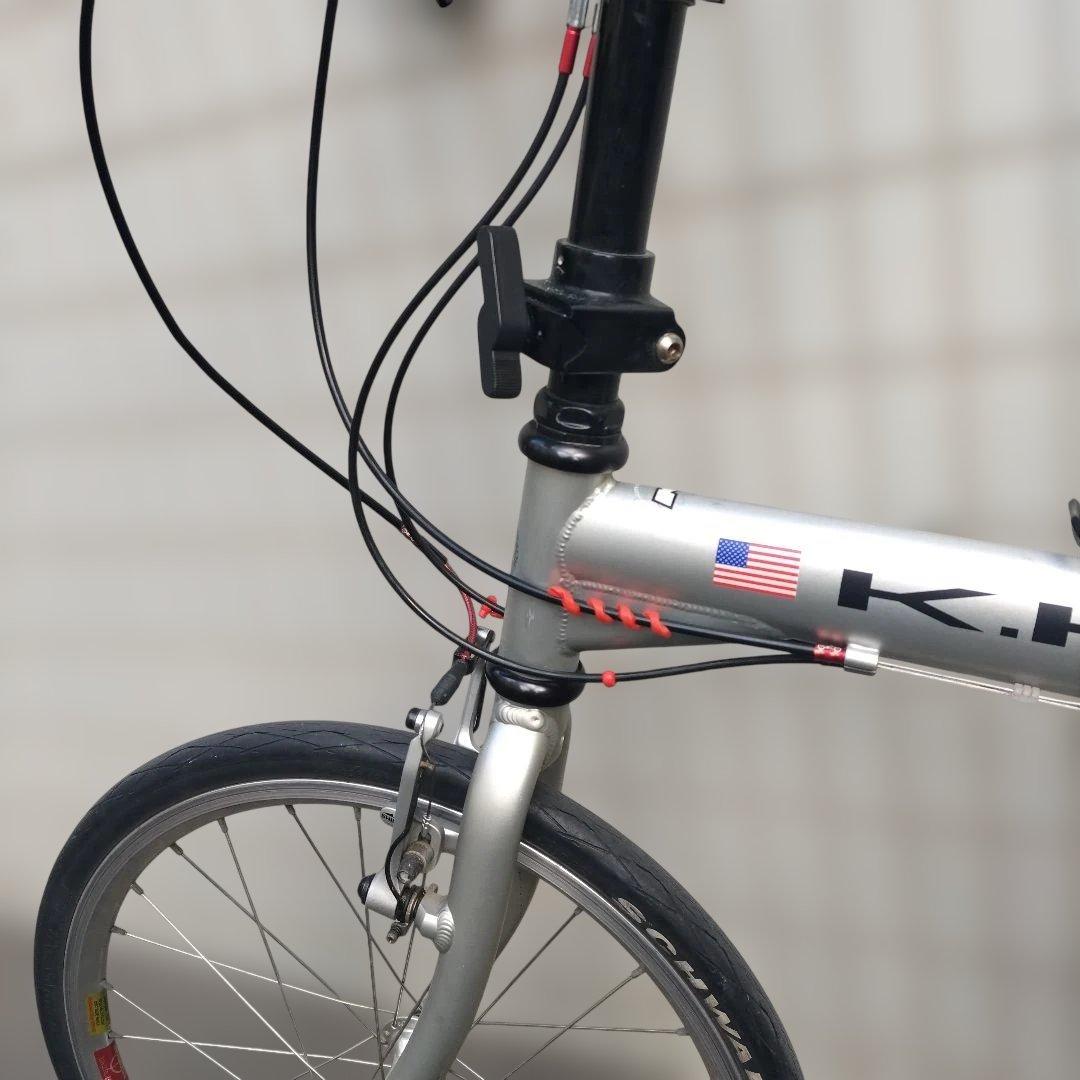 K.H.S. 折りたたみ自転車 .ソラ2×9.カスタマ多数