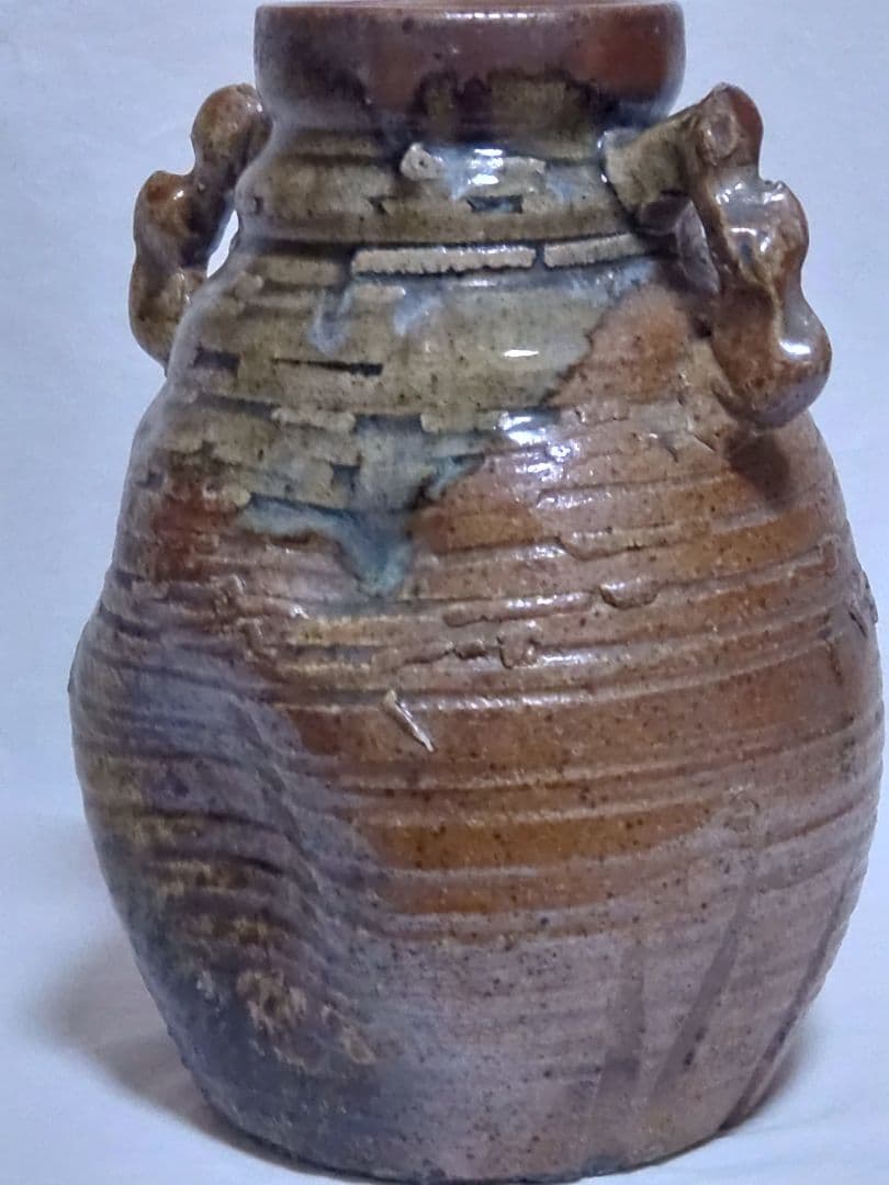 古物　信楽焼　伊賀焼　花入れ　飾り壺