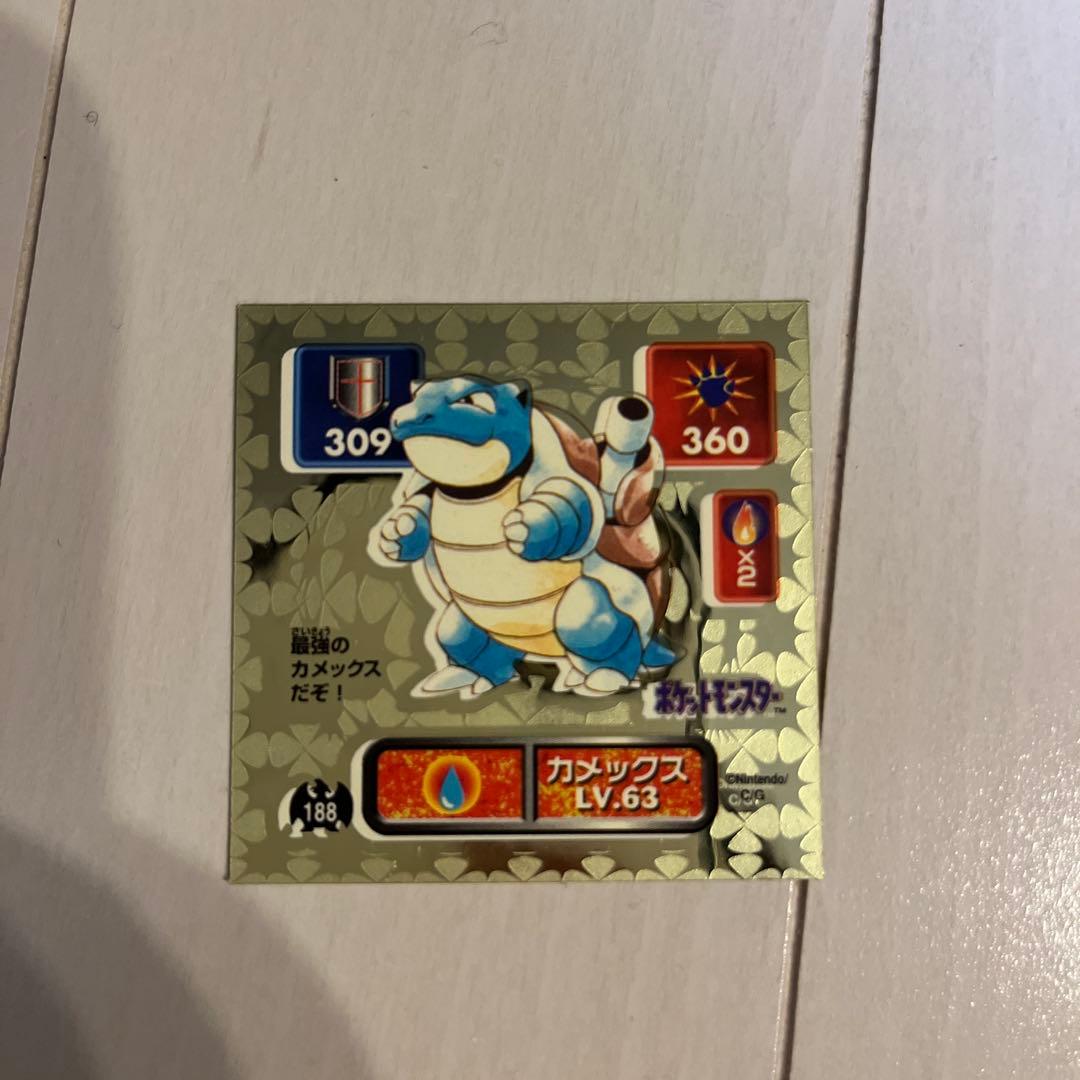 n*k様 レア　ポケモン　シール　カメックス　エラープリント