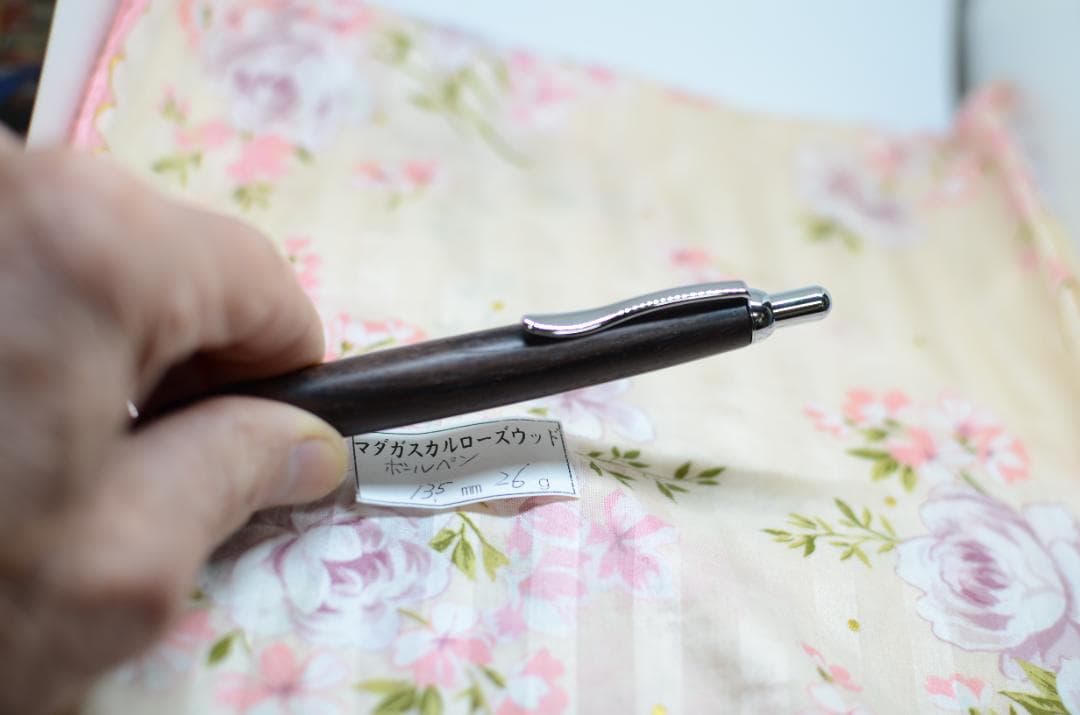 【ベル＝僕】完成いたしました。木軸　手作り　木のボールペン