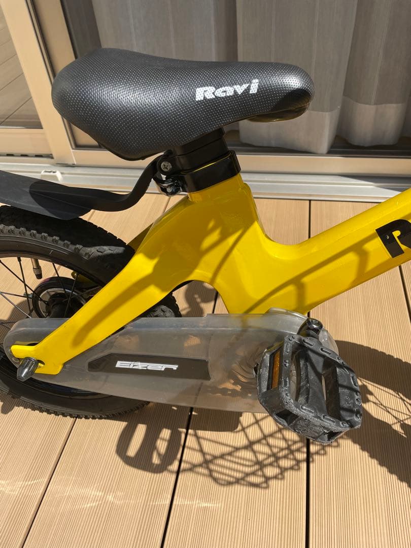 RAVI 子供自転車　14インチ　イエロー