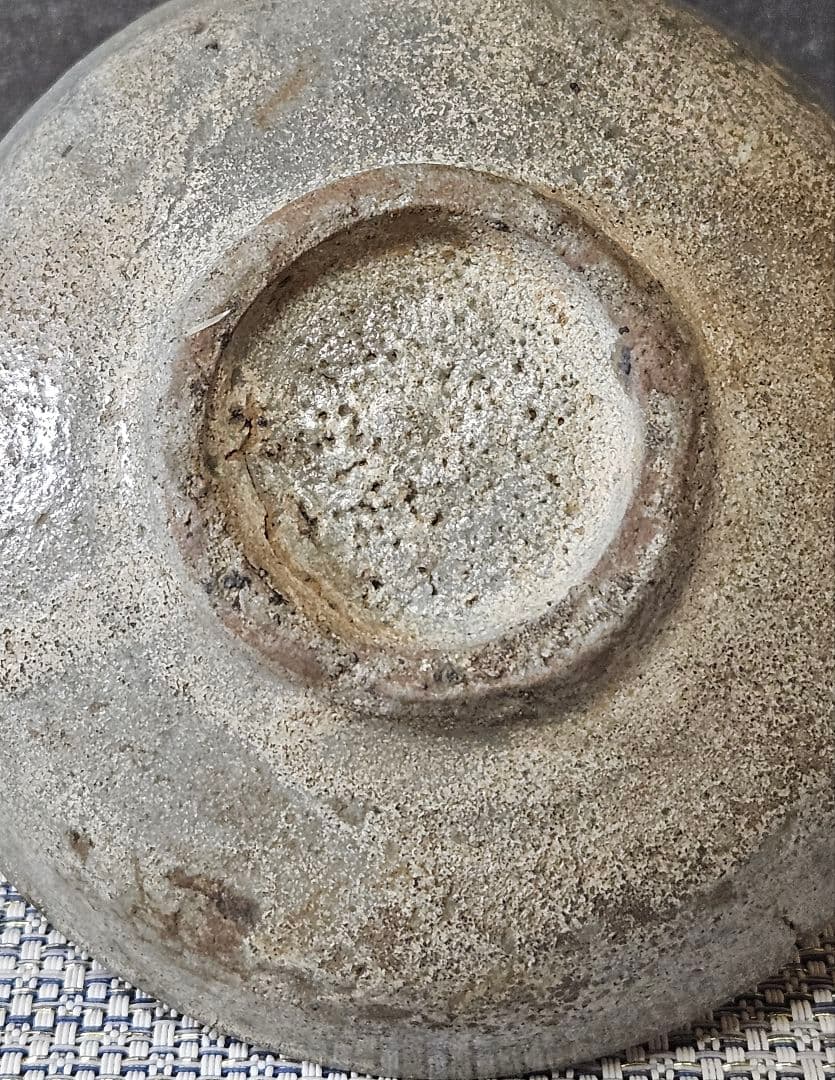 【本物保証❗】朝鮮古陶磁　韓国古陶磁　高麗青磁　李朝青磁　象嵌如意頭文　深皿酒杯