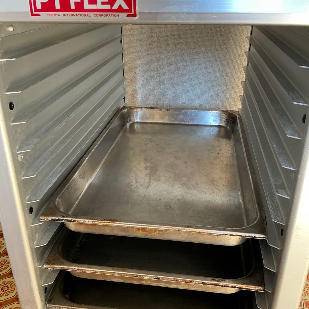 【業務用】PT FLEX アルミトレイラック キャスター付 15段 耐荷重200