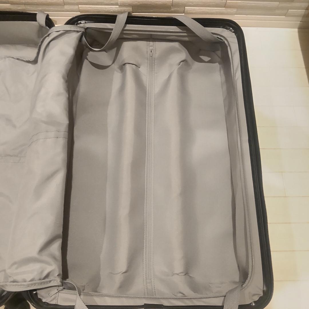 無印良品 バーの高さを自由に調節できる キャリーケース 63L ブラック