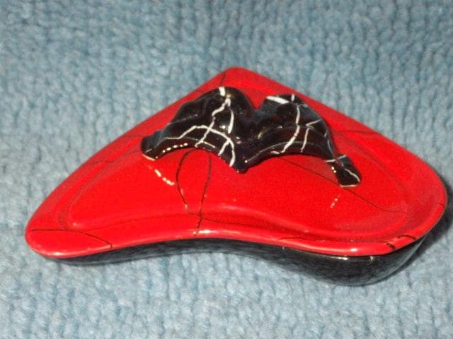 50'S★ツーフェイス★カバーディッシュ★ビンテージ★灰皿★ハート★小物入れ