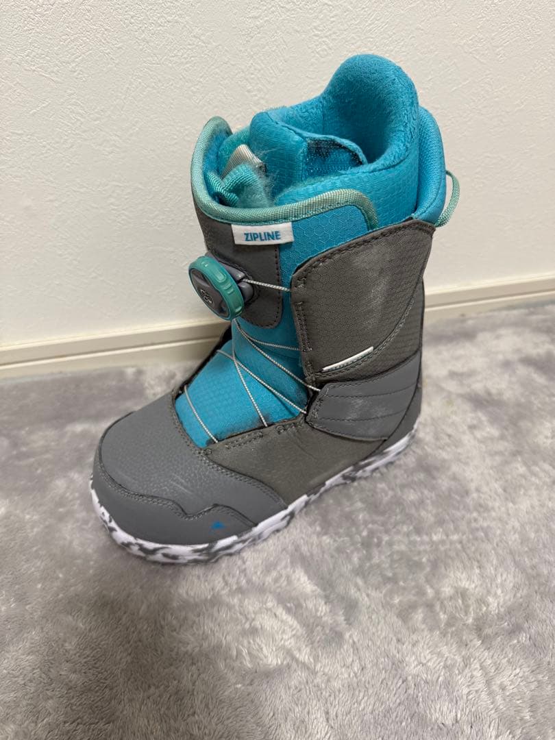 Burton ZIPLINE BOA キッズスノーボードブーツ 22cm