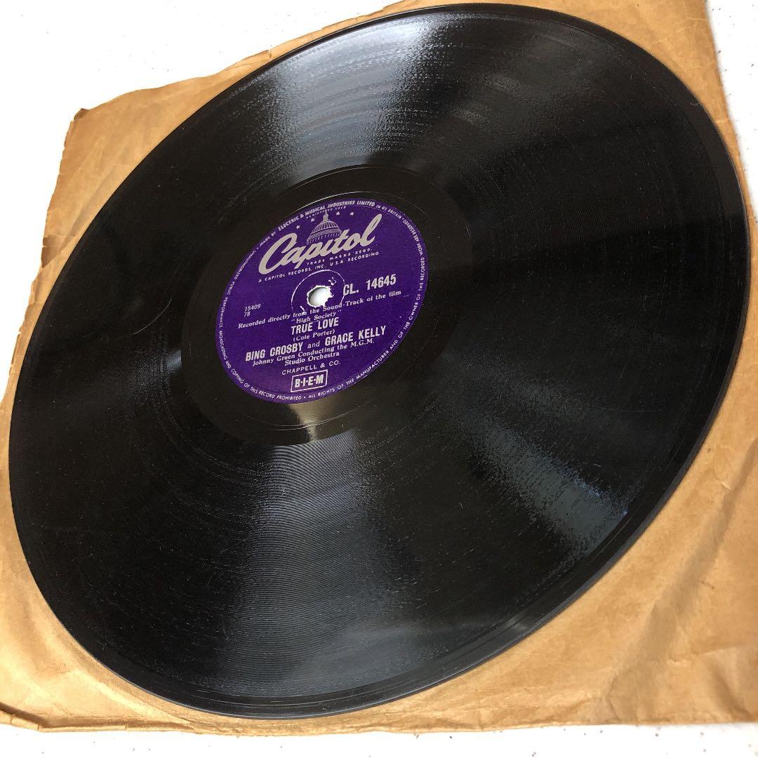 超稀少‼︎! 英国盤 元モナコ公妃 GRACE KELLY 10インチ SP盤