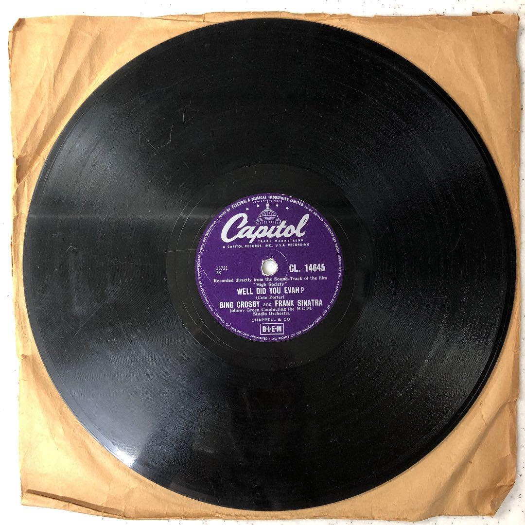 超稀少‼︎! 英国盤 元モナコ公妃 GRACE KELLY 10インチ SP盤