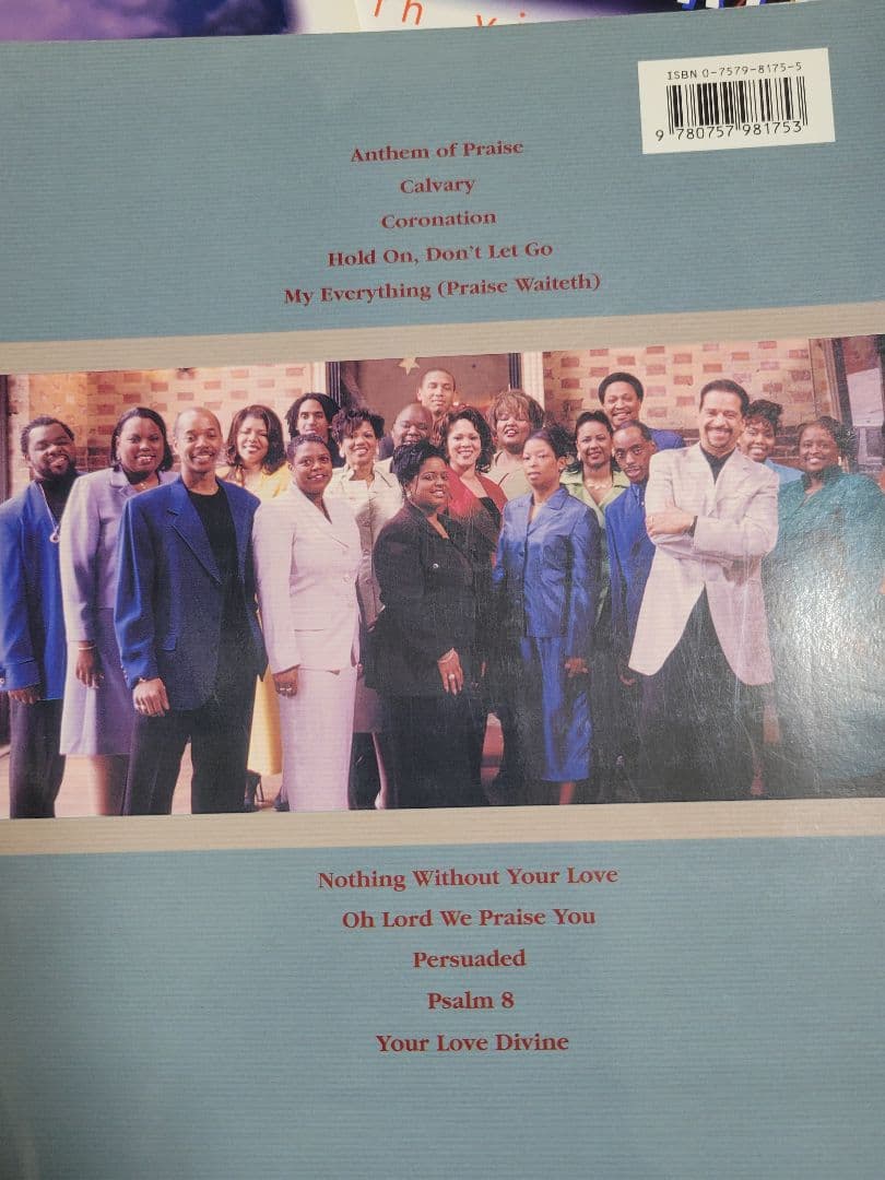 Richard Smallwood　ゴスペル楽譜 3冊セット