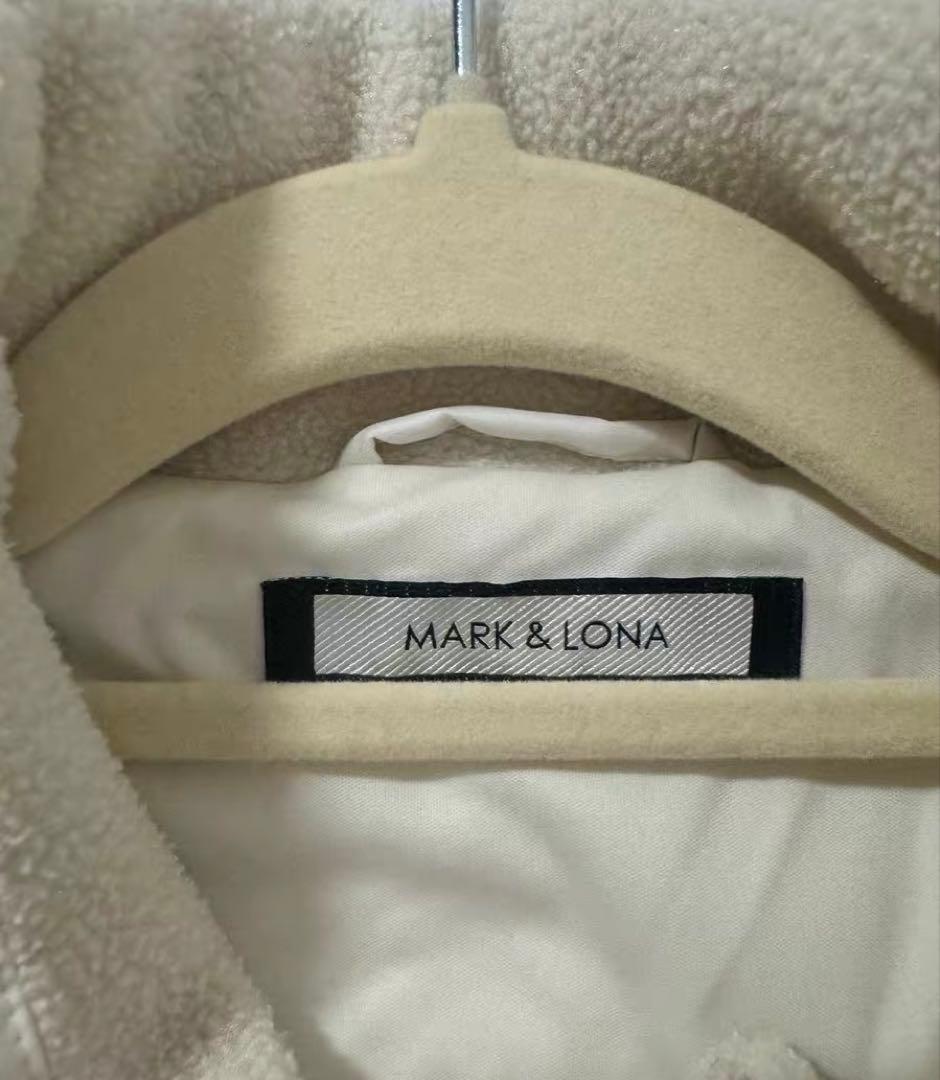 MARK & LONA フリースダウンベスト クリーム