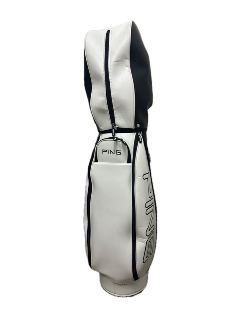 PING KARSTEN キャディバッグ ホワイト・ブラック