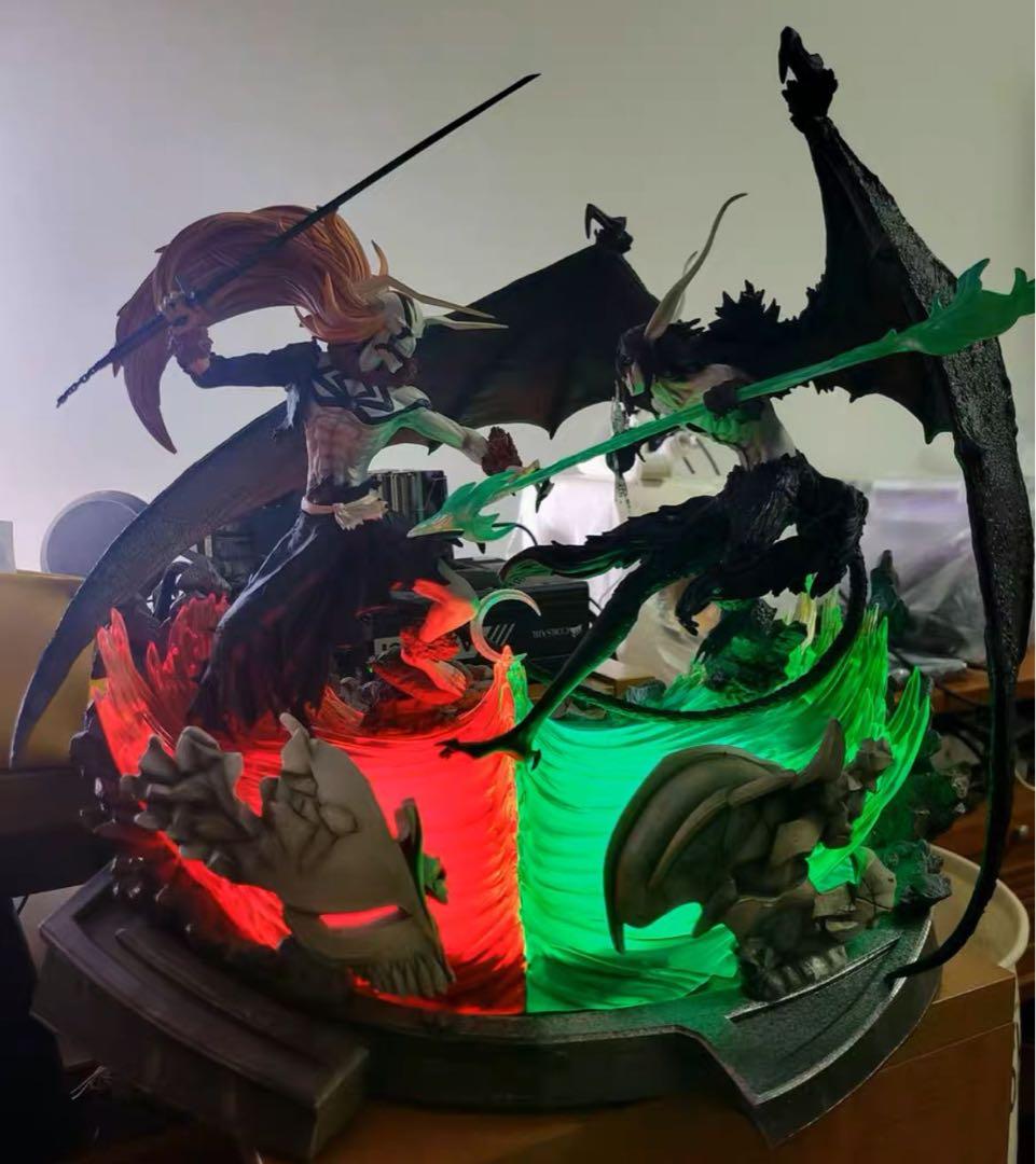 BLEACH  黒崎一護VSウルキオラ ガレージキット ガレキ スタチュー①