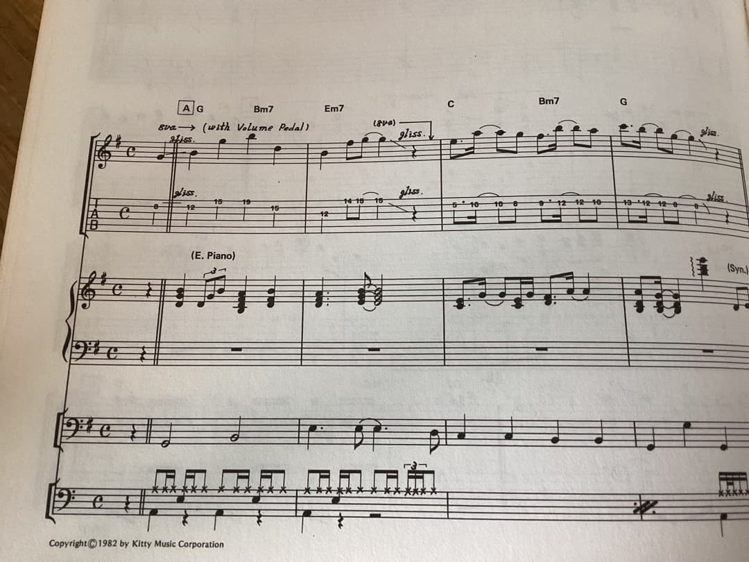 ★楽譜/クロスウインド/そして夢の国へ/タブ譜/バンドスコア/小川銀次