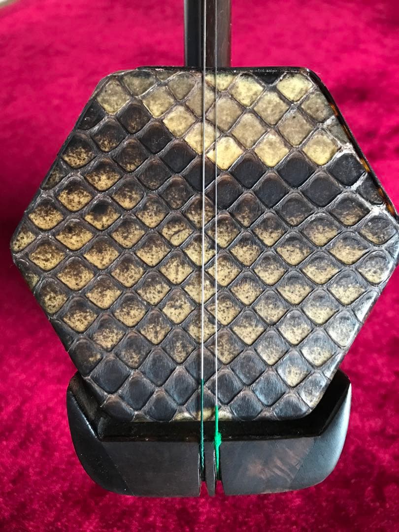 二胡★特選・明清・老紅木★錦蛇皮★古月琴坊・万其興製作★プロ級・演奏級★十年保証