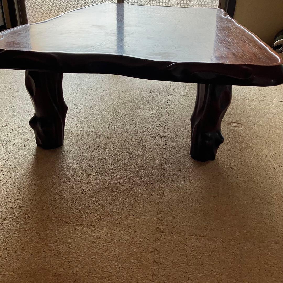 一枚板　座卓　アンティーク　和室　座敷　畳