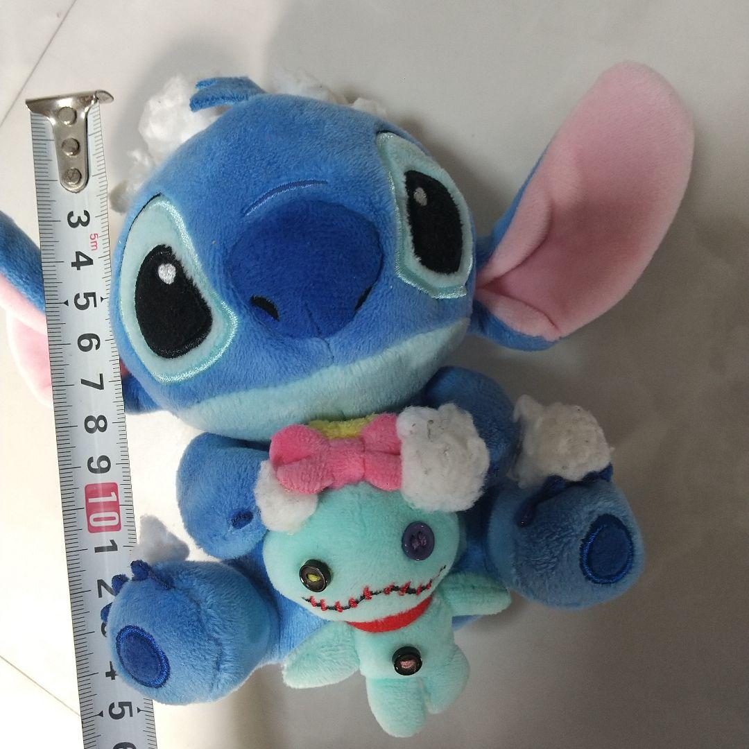 ディズニーストア　スティッチ＆スクランプ　ぬいぐるみ　泡　お風呂　マスコット