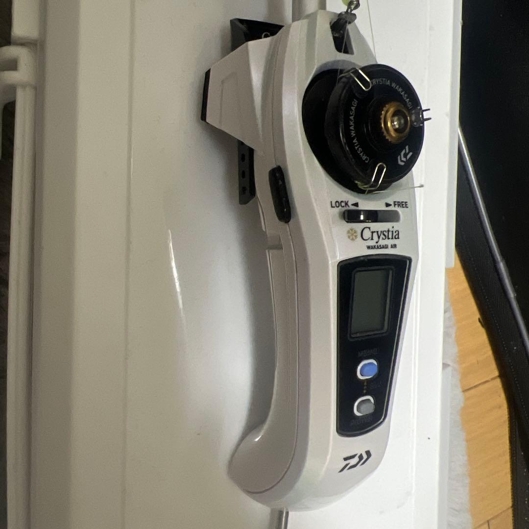 Crystia ワカサギAIRデジタルカウンター付電動リールアタッチメント付