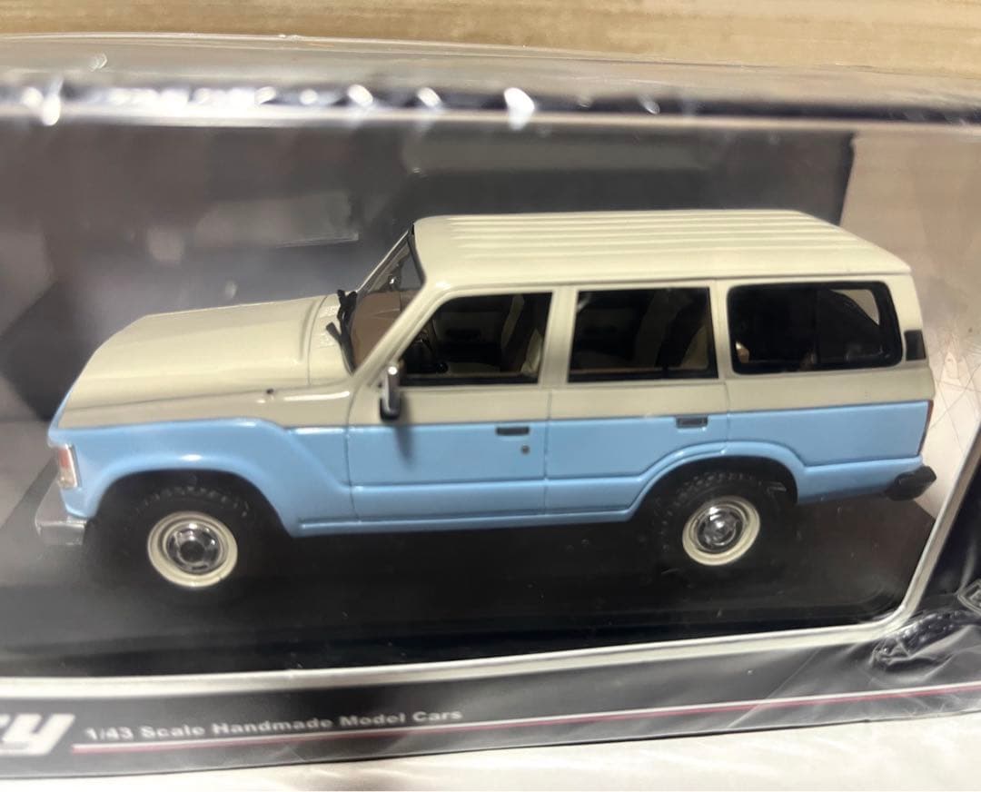 ハイストーリー 1/43 ランドクルーザー６０ ライトブルー 2トンカラー