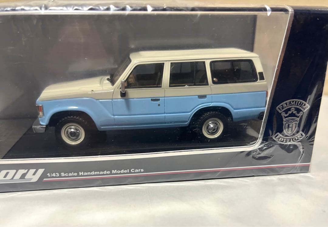 ハイストーリー 1/43 ランドクルーザー６０ ライトブルー 2トンカラー