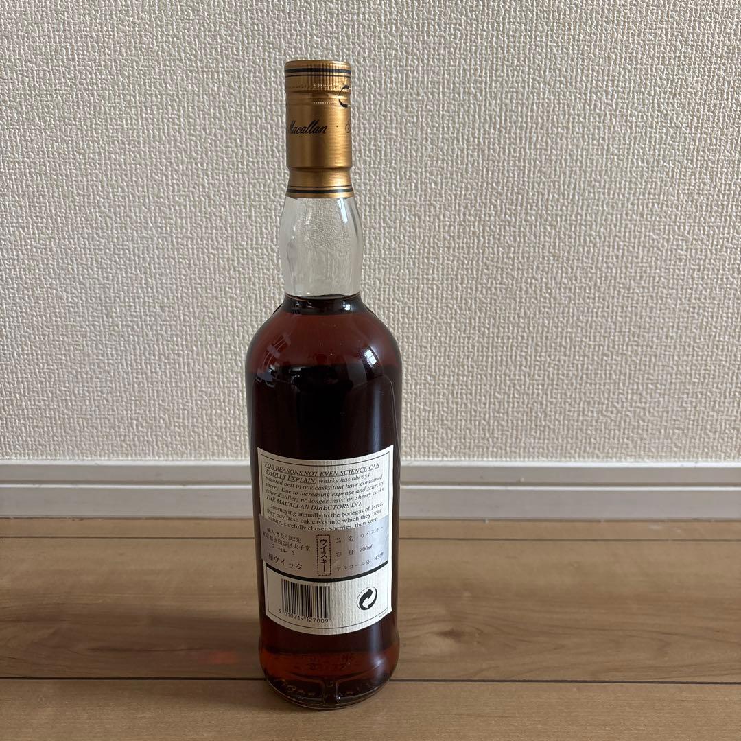 未開封　マッカラン12年　シェリーオークカスク　旧ボトル　※箱はなし