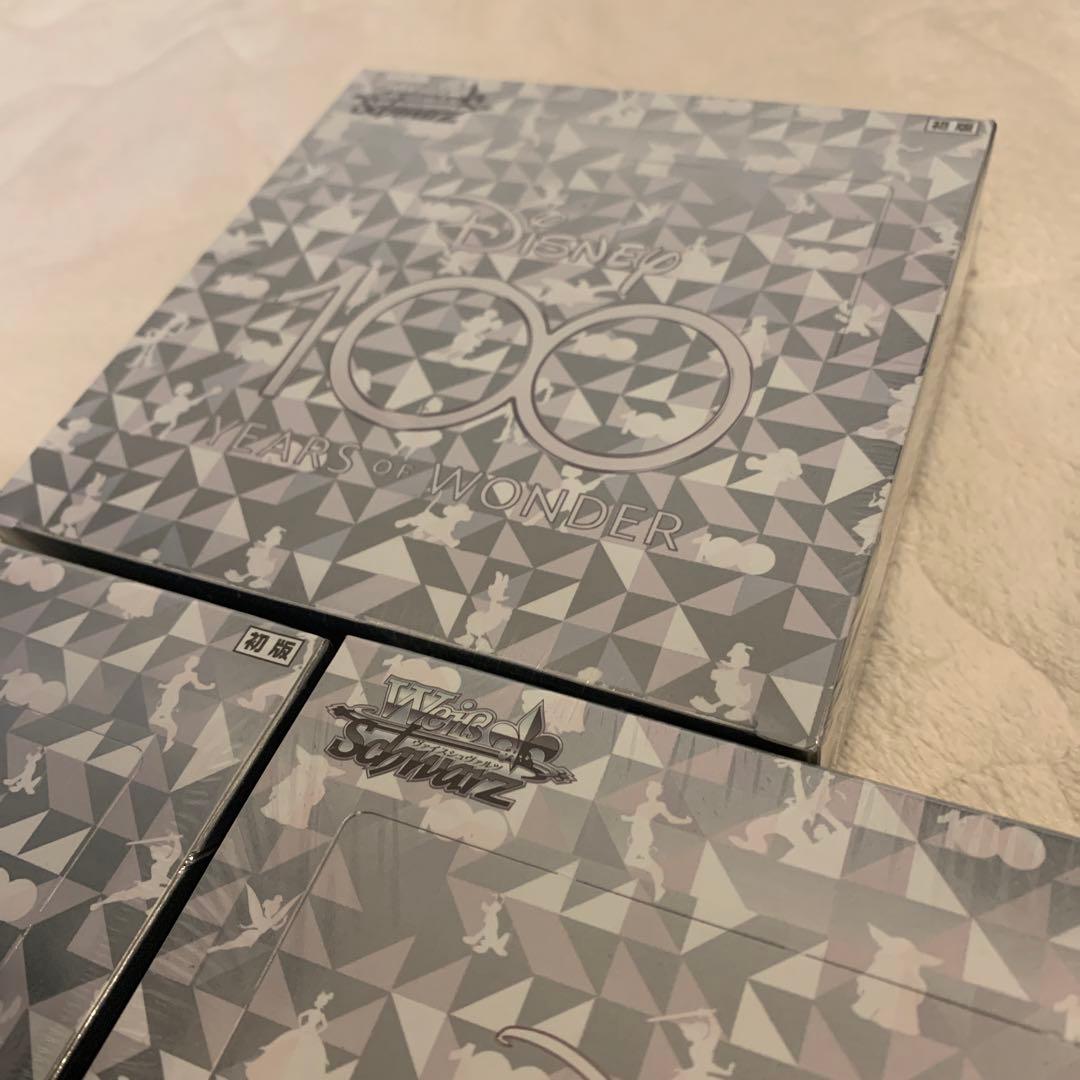 ヴァイスシュヴァルツ ディズニー100 未開封シュリンク付き 3BOX 初版