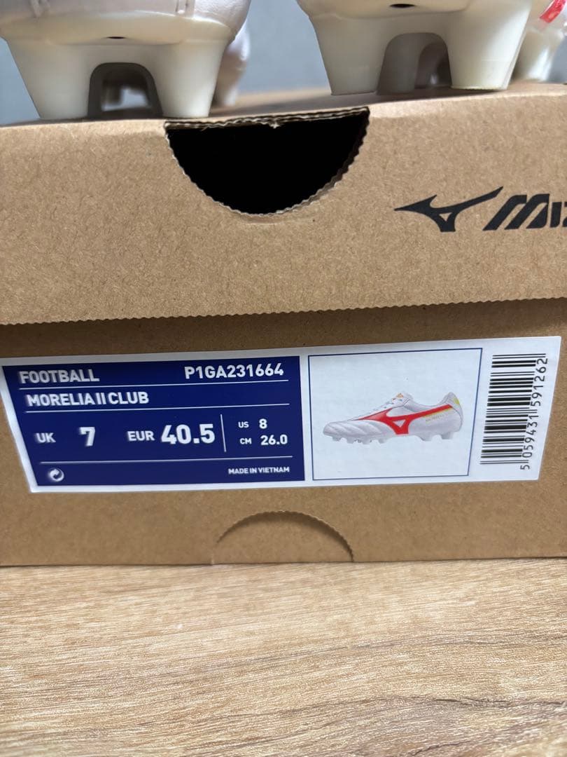 Mizuno Morelia Club サッカーシューズ　　26.0