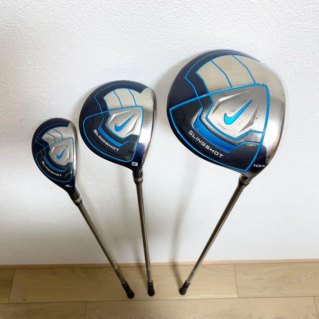 NIKEナイキ ゴルフクラブ 本格フルセット☆メンズ初心者キャディバッグ付UNI