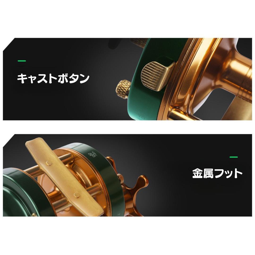 ベイトリール ビッグベイトリール リール 両軸リール 釣りリール 右ハンドル