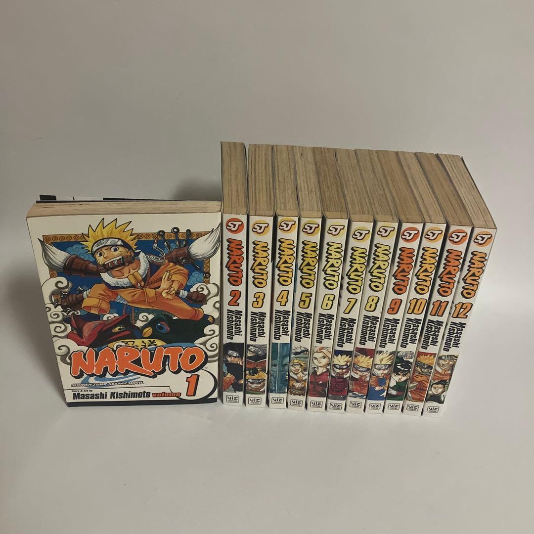 英語版　NARUTO　1〜12巻セット
