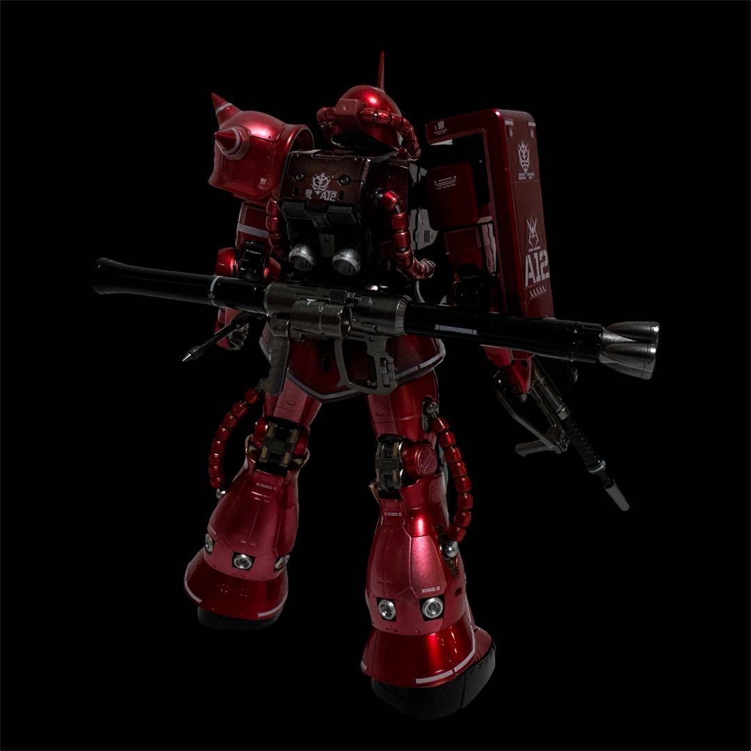 RG シャア専用ザクⅡ 塗装済み完成品 ガンプラ