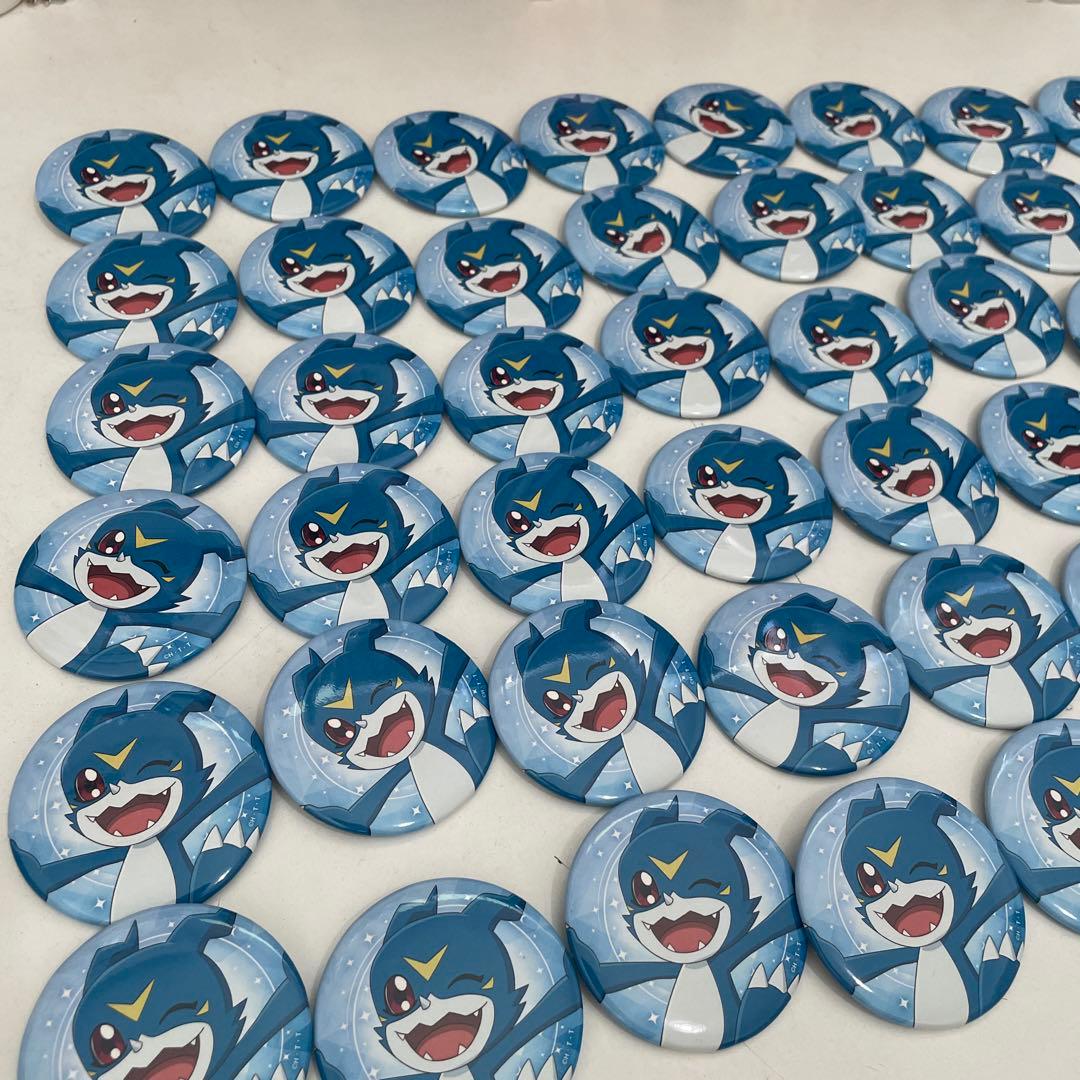 9.デジモン ブイモン マルイ　缶バッジ　THE BIGINNING　お祝い