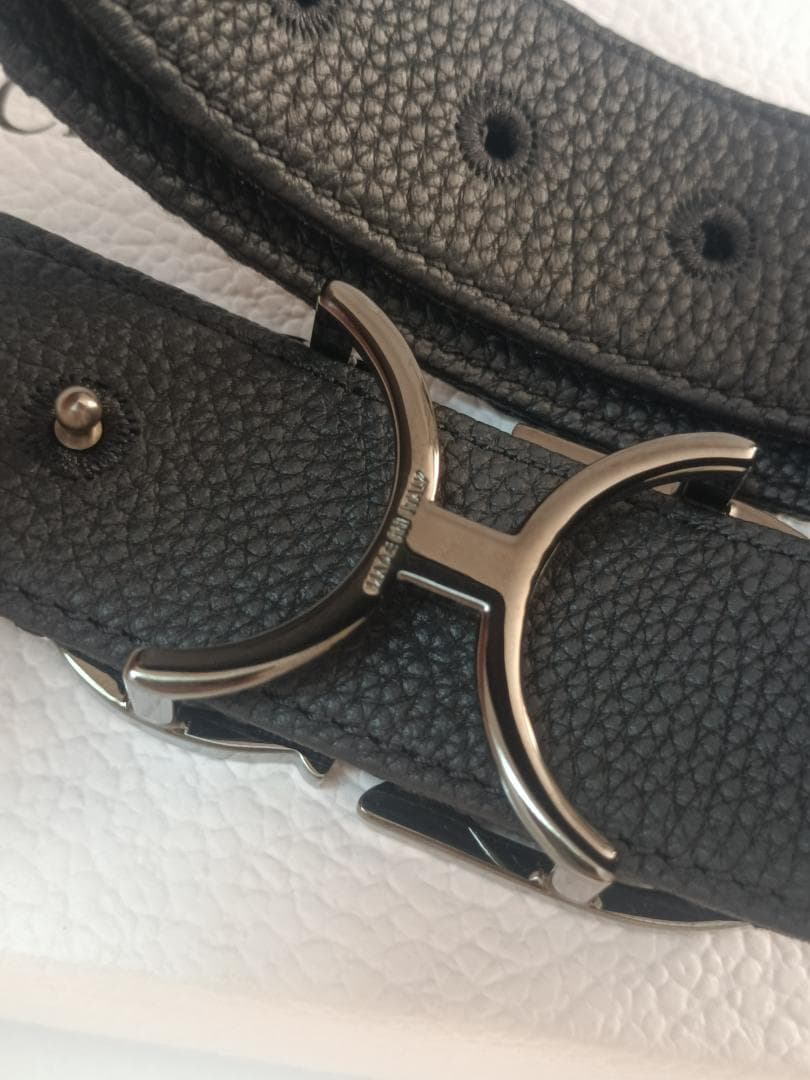 ブラック/美品✧ディオール ベルト Christian Dior✧メンズ 黒