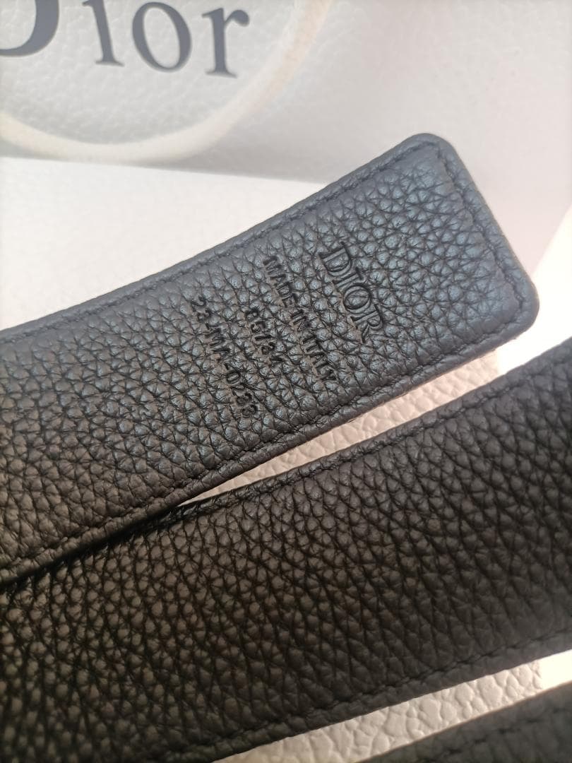 ブラック/美品✧ディオール ベルト Christian Dior✧メンズ 黒