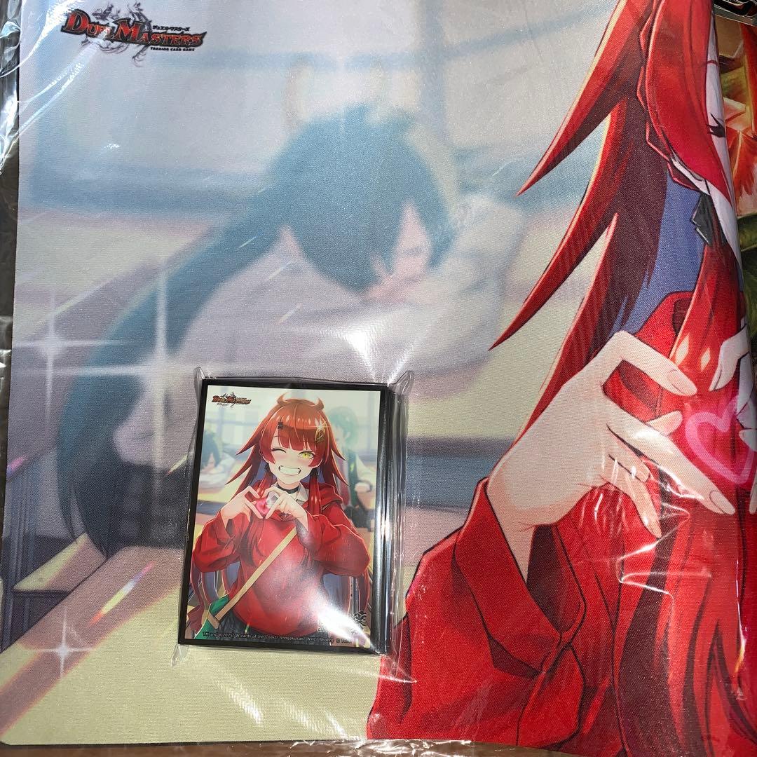 デュエマ　真久間メガ　プレイマット　スリーブ