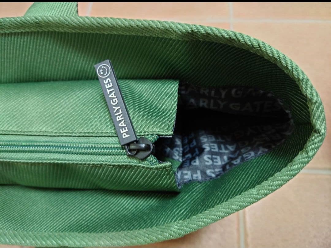 正規品中古美品レア限定カラーパーリーゲイツロッカーバック渋めグリーン