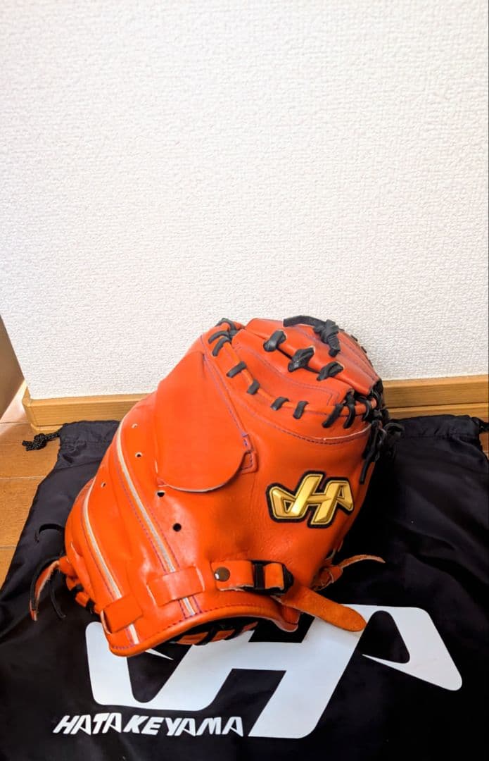 HATAKEYAMA 硬式キャッチャーミット M8型 高校野球対応