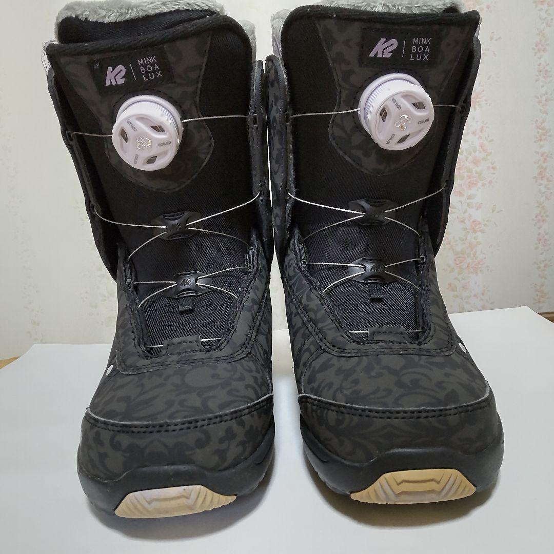 K2 ミンク ボア 田中幸モデル レディース スノーボードブーツ 23.5