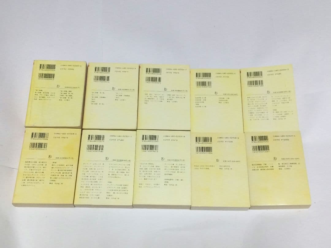 宮沢賢治 全集 1-10巻セット ちくま文庫 筑摩書房 ★数少ない全巻セット★