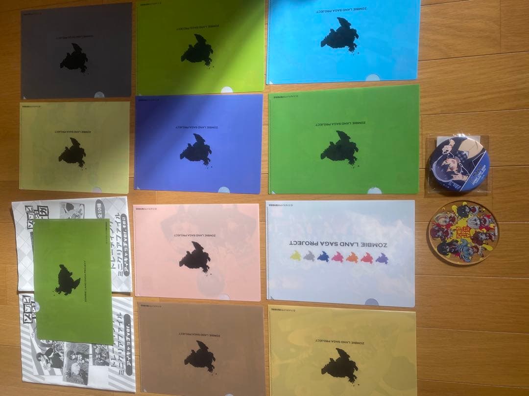 2019バスツアーコースター　アイキャッチミニクリアファイル　ゾンビランドサガ