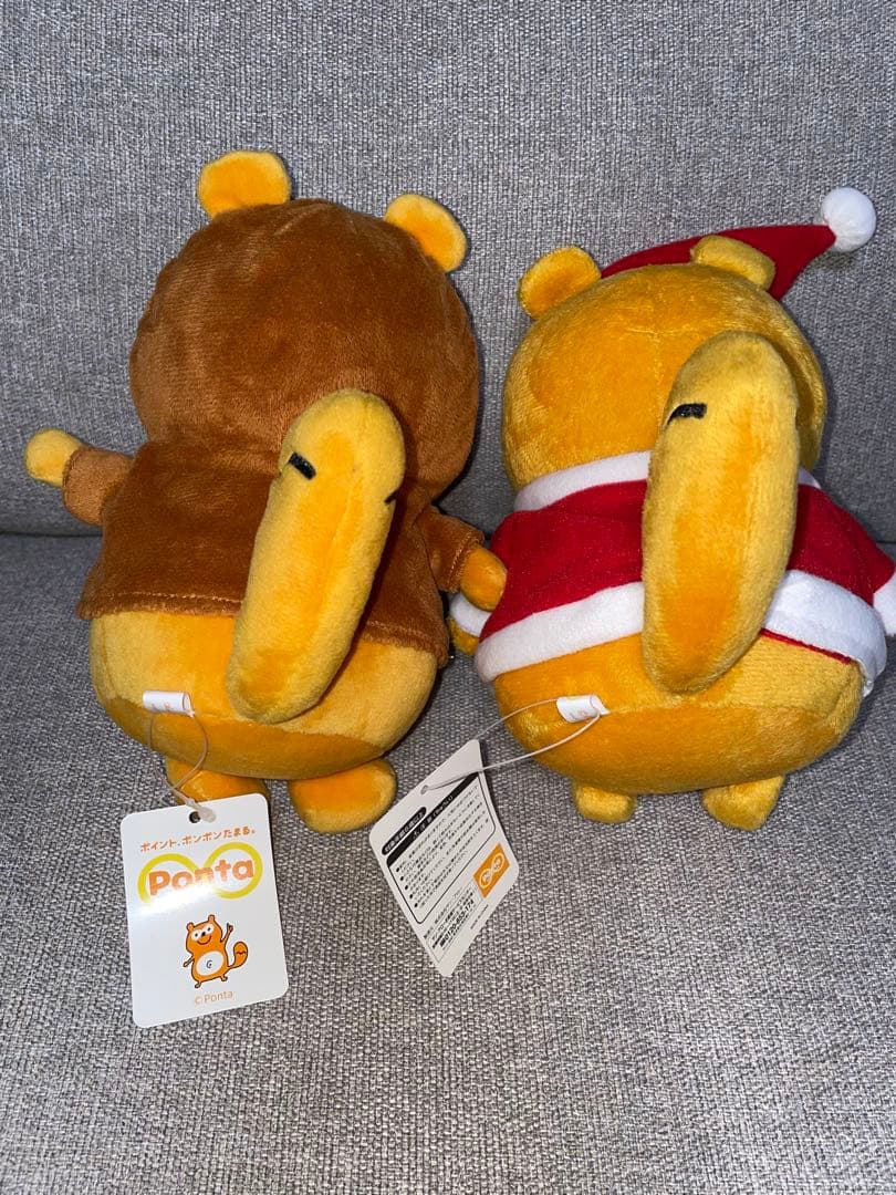 LAWSON ポンタ　ぬいぐるみ　サンタ　トナカイ　クリスマス　限定 非売品